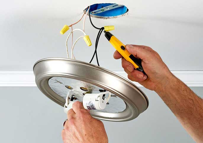 Ceiling Light Installation