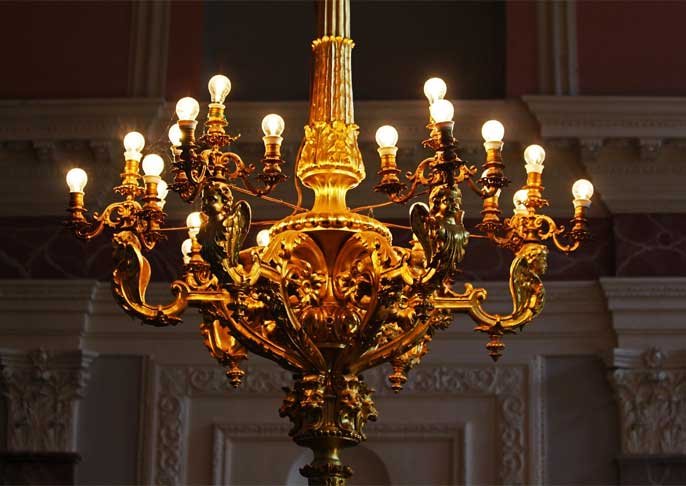 Chandelier Installation